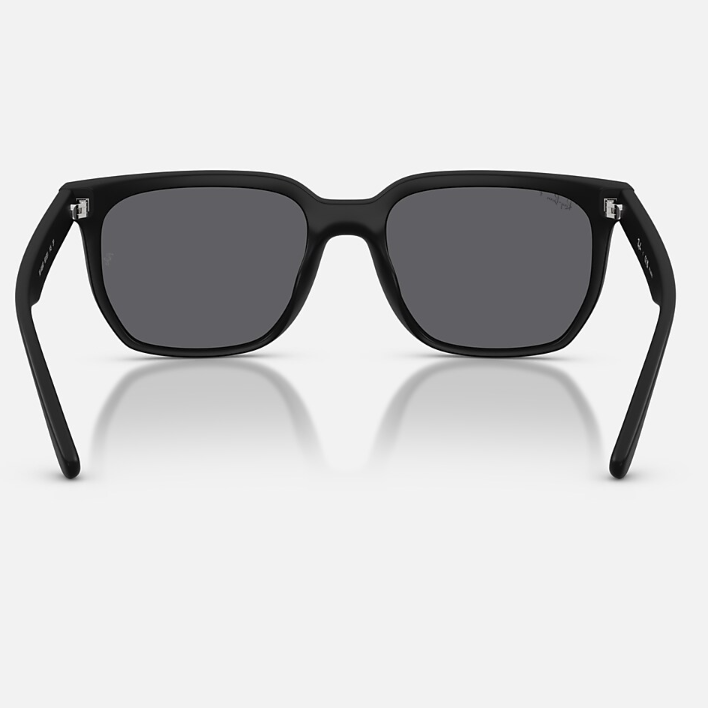 Ray Ban Women Square Frame Negro Mate Black Sunglasses