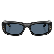 Ray Ban Men Pillow Frame Volcanic Black Sunglasses