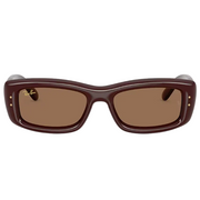 Ray Ban Women Pillow Frame Brown Sunglasses