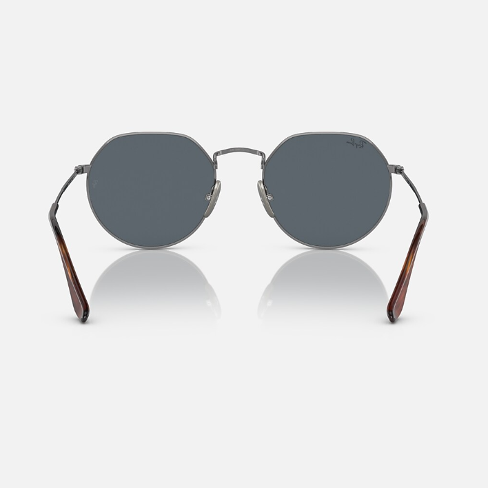 Ray Ban Men Irregular Frame Royal Silver Sunglasses