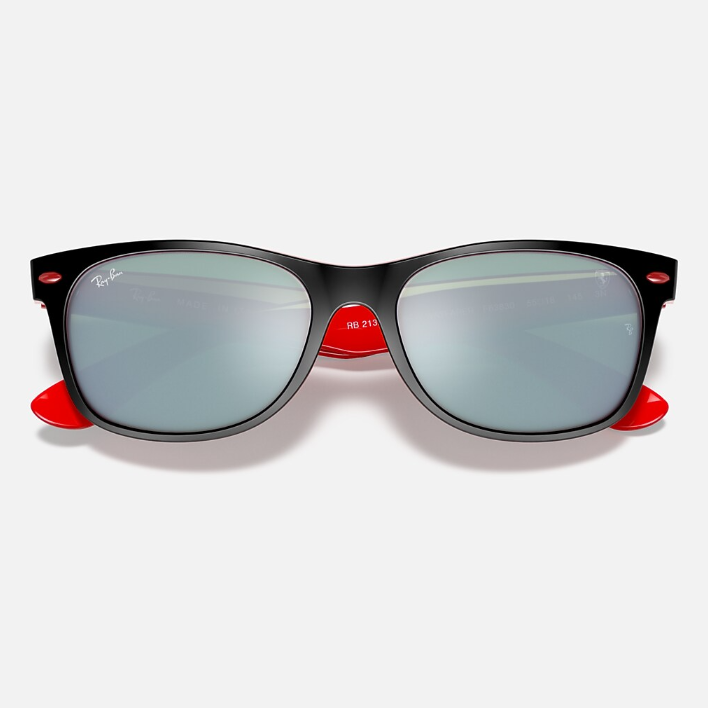 Ray Ban Women Square Frame Vintage Black Sunglasses