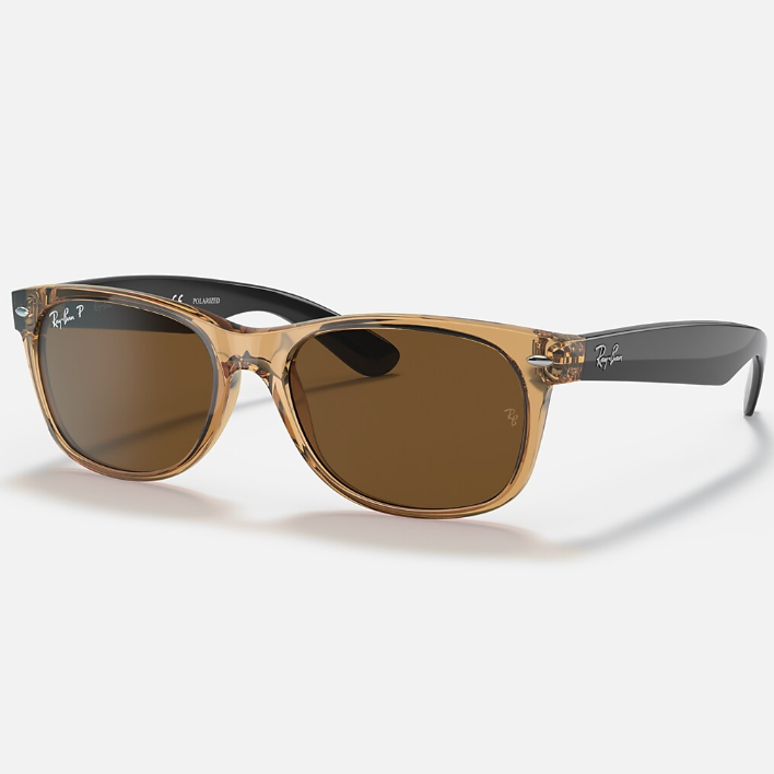 Ray Ban Women Square Frame Polished Honey Sunglasses