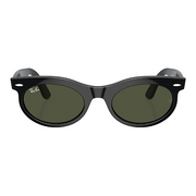 Ray Ban Men Oval Frame Jade Black Sunglasses