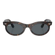 Ray Ban Men Oval Frame Dark Tortoiseshell Sunglasses