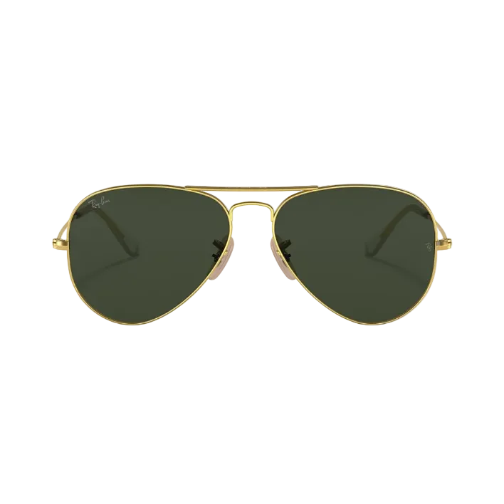 Ray Ban Men Pilot Frame Blush Gold Sunglasses