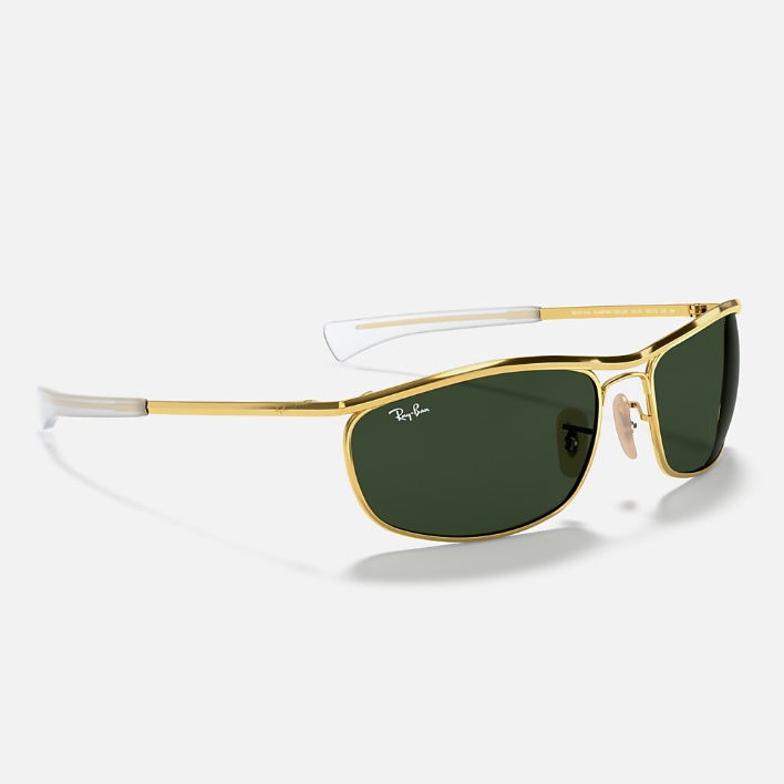 Ray Ban Men Oval Frame Blush Gold Sunglasses