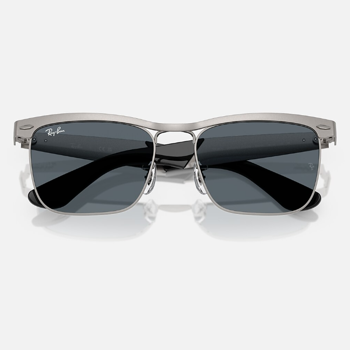 Ray Ban Men Square Frame Matte Sandblasted Sunglasses