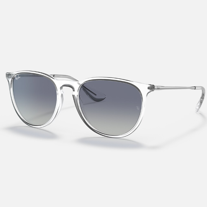 Ray Ban Men Phantos Frame Polished Transparent Sunglasses