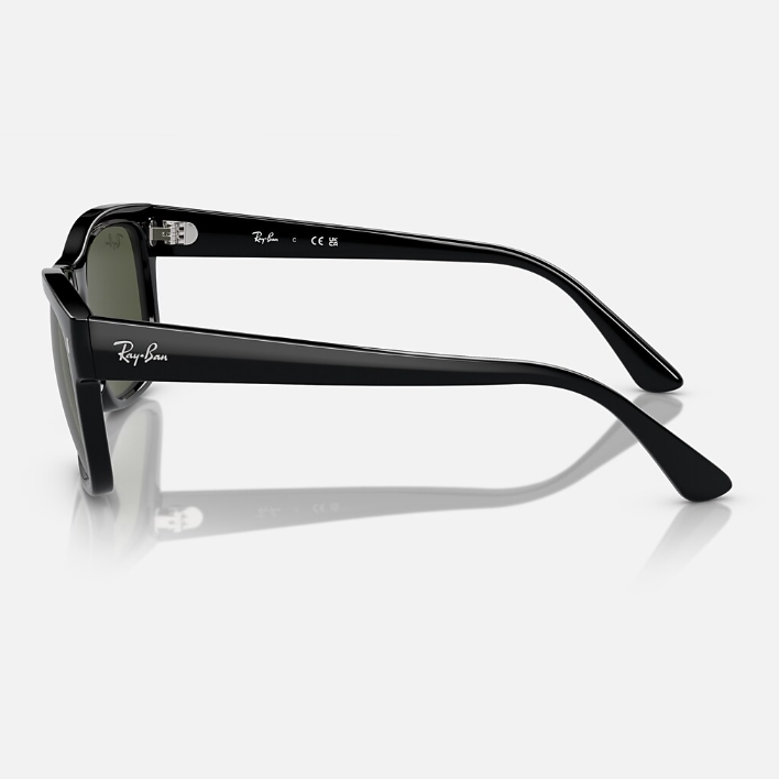 Ray Ban Women Square Frame Luxury Black Sunglasses