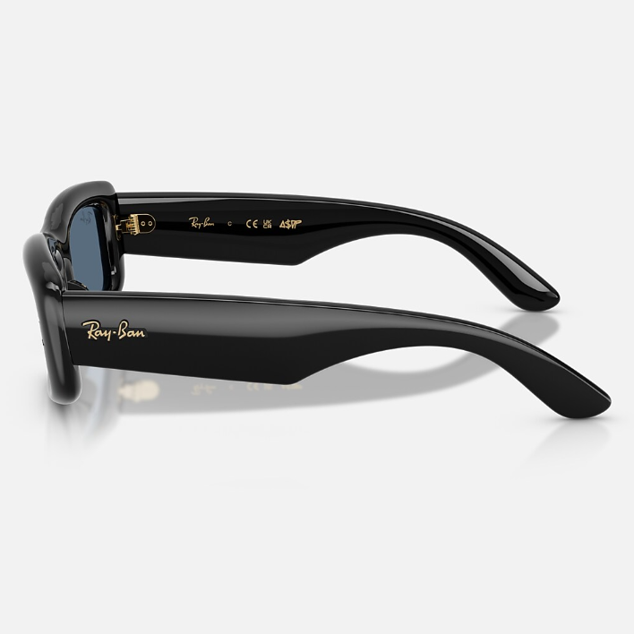 Ray Ban Men Pillow Frame Volcanic Black Sunglasses
