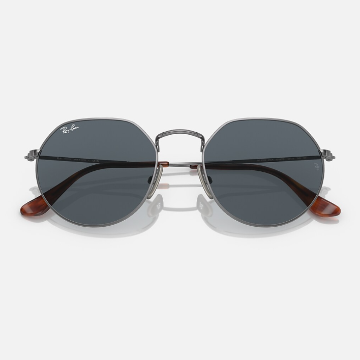 Ray Ban Men Irregular Frame Royal Silver Sunglasses