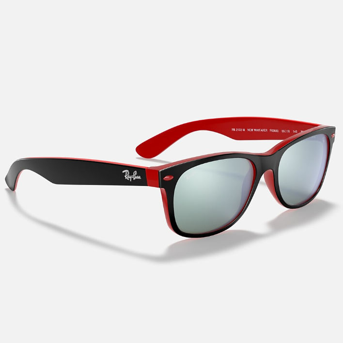 Ray Ban Women Square Frame Vintage Black Sunglasses