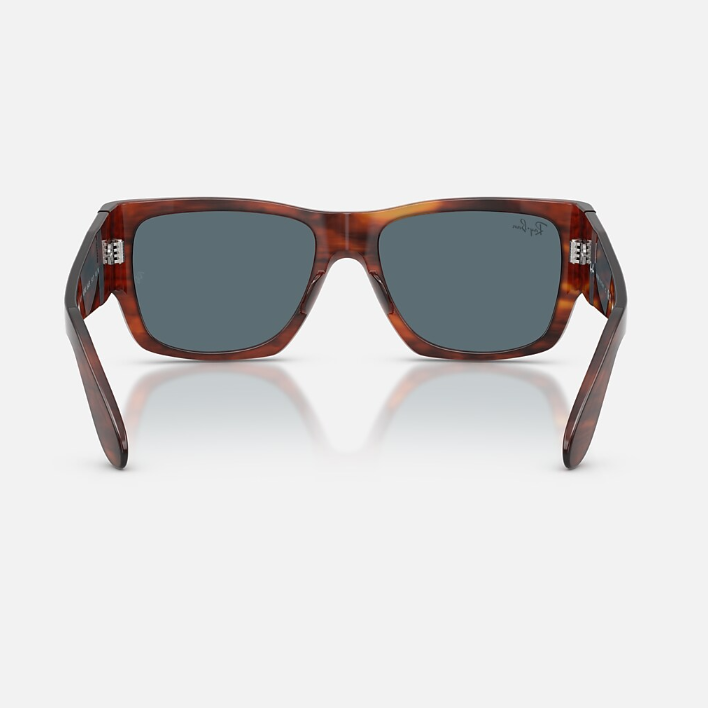 Ray Ban Men Square Frame Shiny Tortoiseshell Sunglassea