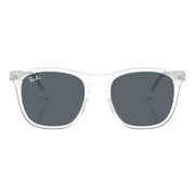 Ray Ban Men Square Frame Transparent Sunglasses