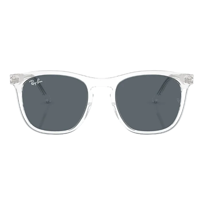 Ray Ban Men Square Frame Transparent Sunglasses