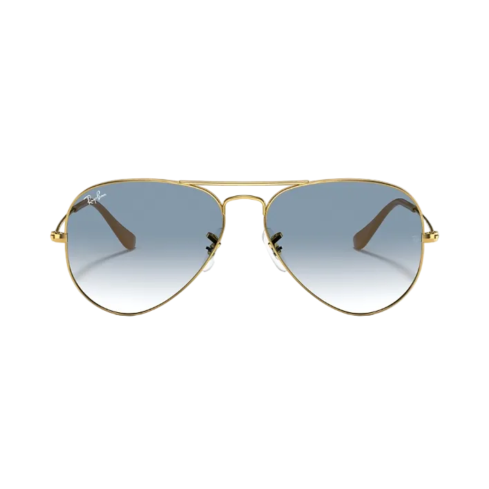 Ray Ban Women Pilot Frame Classic Gold Sunglasses