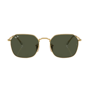 Ray Ban Women Irregular Frame Champagne Gold Sunglasses