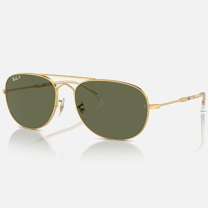 Ray Ban Women Pilot Frame Biscuit Gold Sunglasses