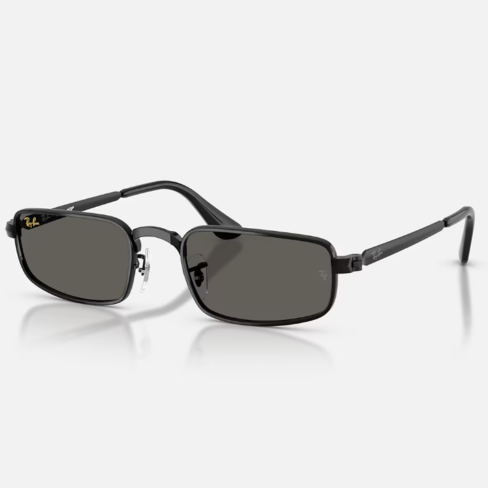 Ray Ban Men Pillow Frame Glossy Black Sunglasses