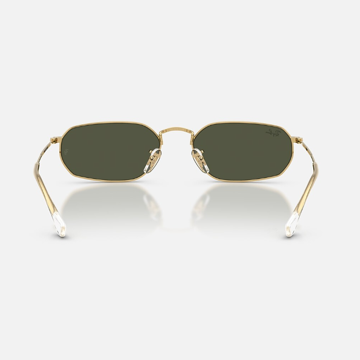 Ray Ban Men Irregular Frame Blush Gold Sunglasses