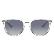 Ray Ban Men Phantos Frame Polished Transparent Sunglasses