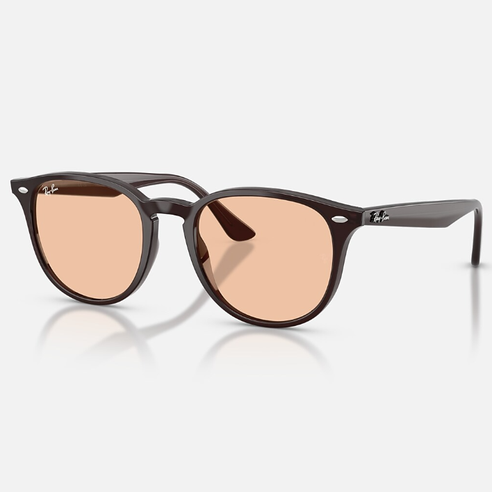 Ray Ban Men Phantos Frame Brown Pearl Sunglasses
