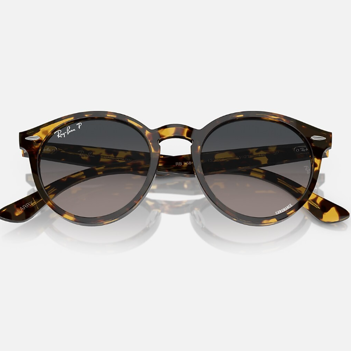 Ray Ban Men Square Phantos Yellow Havana Sunglasses