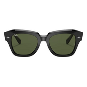 Ray Ban Women Square Frame Antique Black Sunglasses