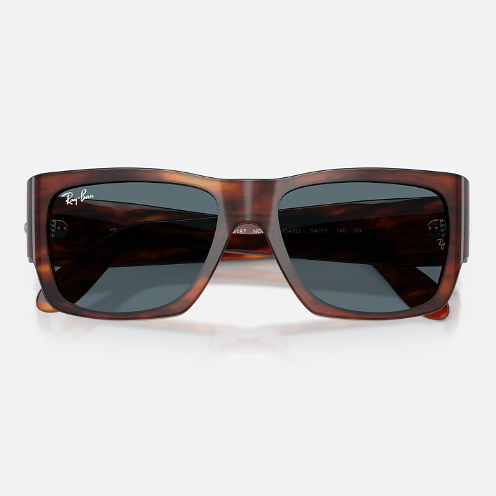 Ray Ban Men Square Frame Shiny Tortoiseshell Sunglassea