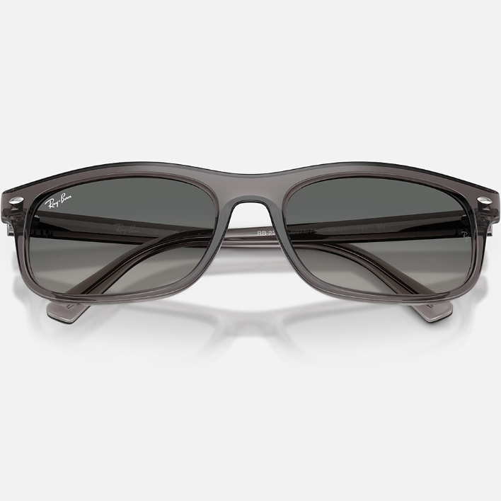 Ray Ban Women Rectangle Frame Light Grey Sunglasses
