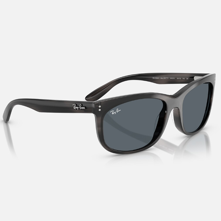 Ray Ban Men Pillow Frame Lead Gray Sunglasses