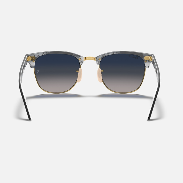 Ray Ban Men Square Frame Space Black Sunglasses