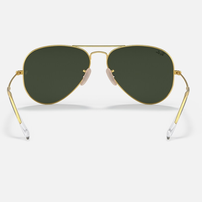 Ray Ban Men Pilot Frame Blush Gold Sunglasses