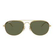 Ray Ban Women Pilot Frame Biscuit Gold Sunglasses