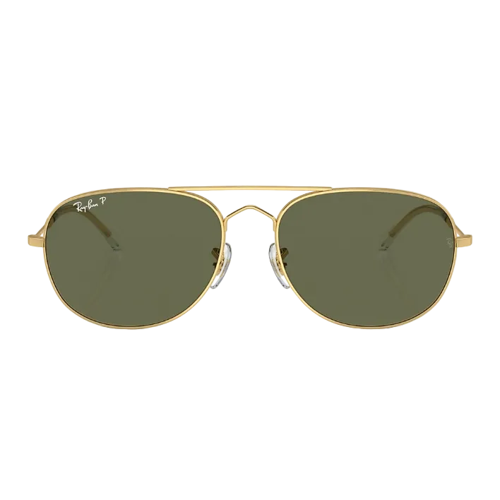 Ray Ban Women Pilot Frame Biscuit Gold Sunglasses