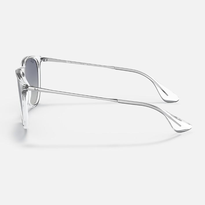 Ray Ban Men Phantos Frame Polished Transparent Sunglasses