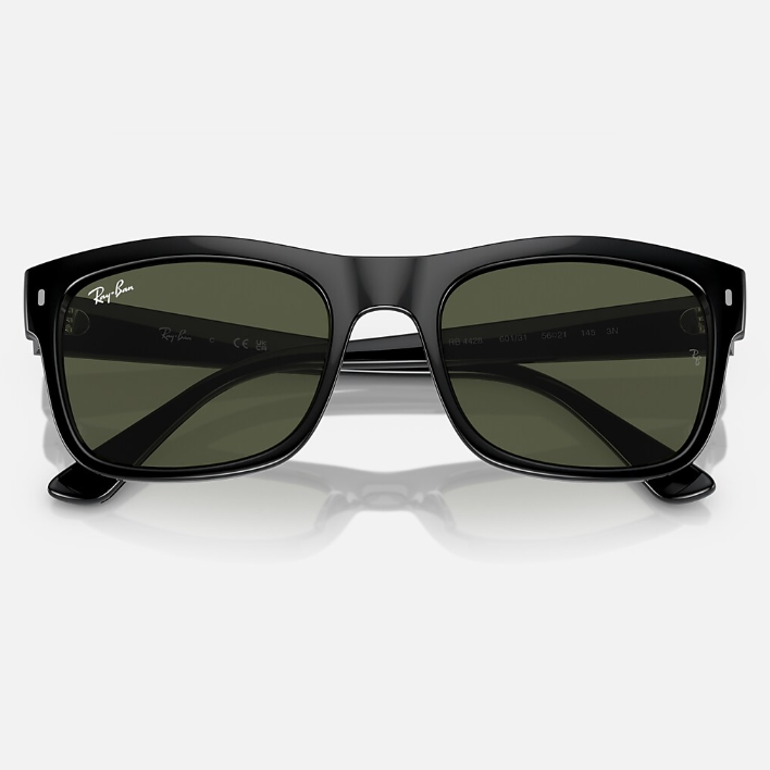 Ray Ban Women Square Frame Luxury Black Sunglasses