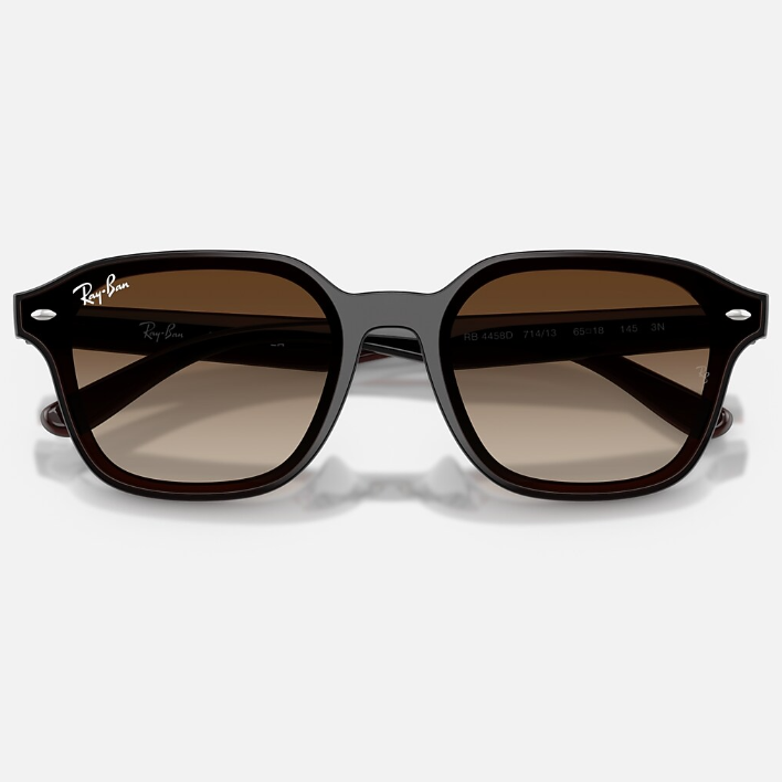 Ray Ban Men Square Frame Thunder Black Sunglasses