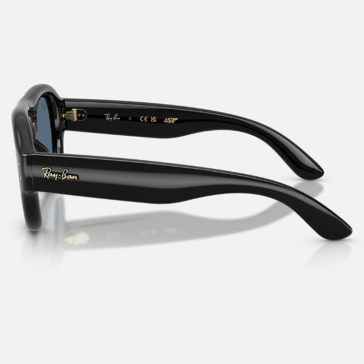 Ray Ban Men Pilot Frame Vanta Black Sunglasses