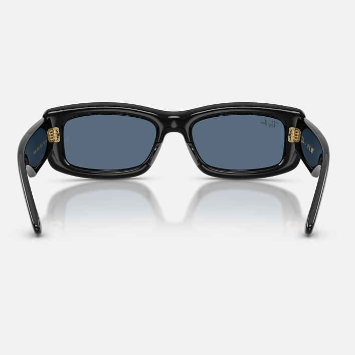 Ray Ban Men Pillow Frame Volcanic Black Sunglasses