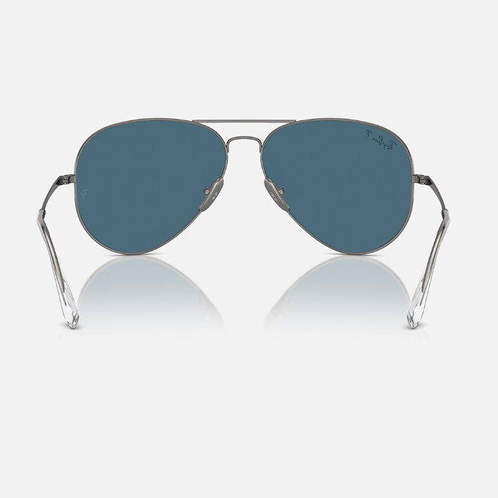 Ray Ban Men Pilot Frame Chrome Silver Sunglasses