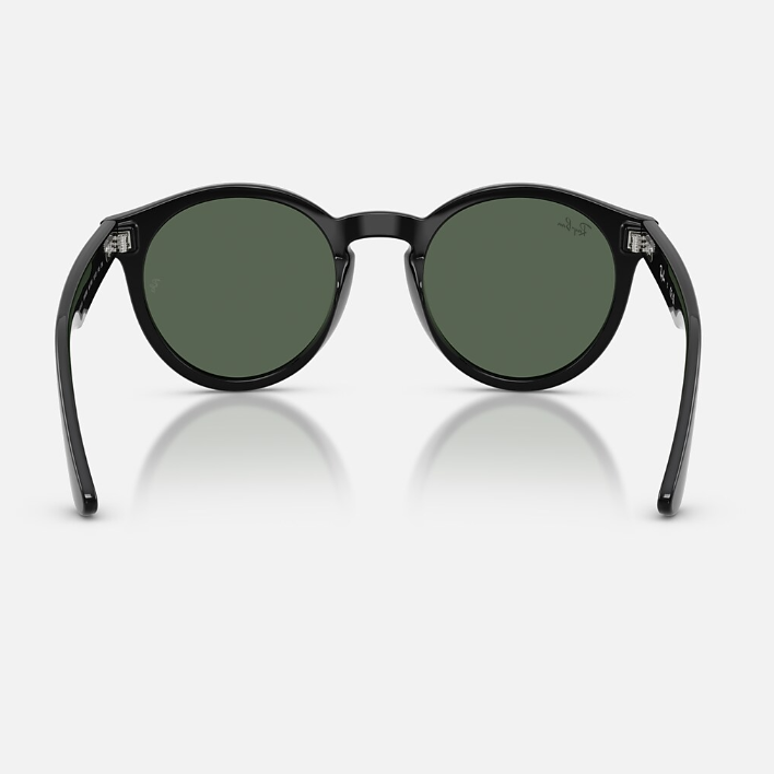 Ray Ban Women Phantos Frame Washed Black Sunglasses