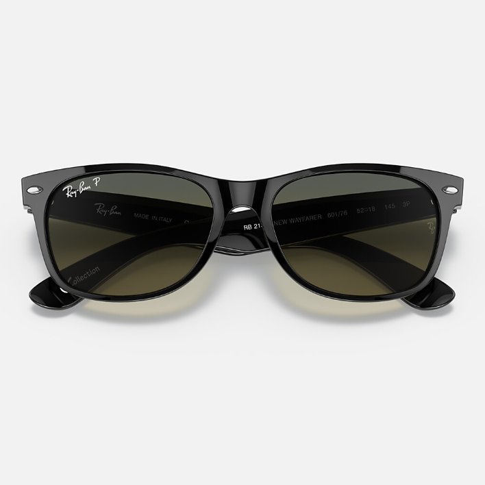 Ray Ban Men Square Frame Obsidian Black Sunglasses