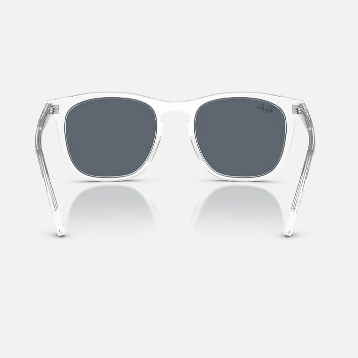 Ray Ban Men Square Frame Transparent Sunglasses