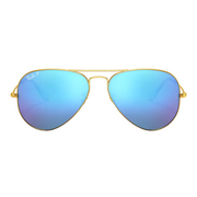 Ray Ban Men Pilot Frame Autumn Gold Sunglasses
