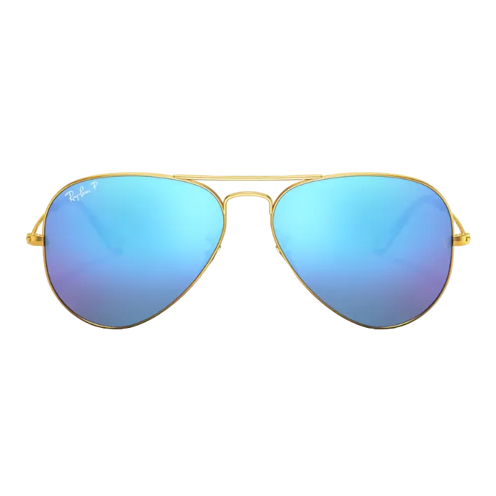 Ray Ban Men Pilot Frame Autumn Gold Sunglasses