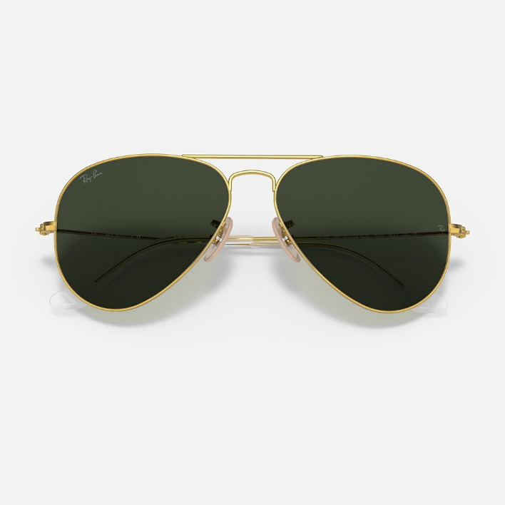 Ray Ban Men Pilot Frame Blush Gold Sunglasses