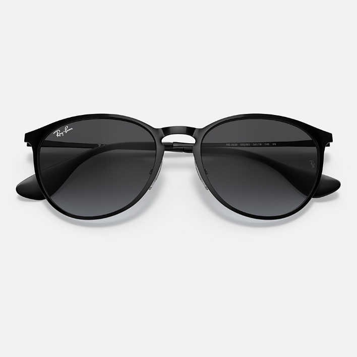 Ray Ban Men Phantos Frame Polished Black Sunglasses