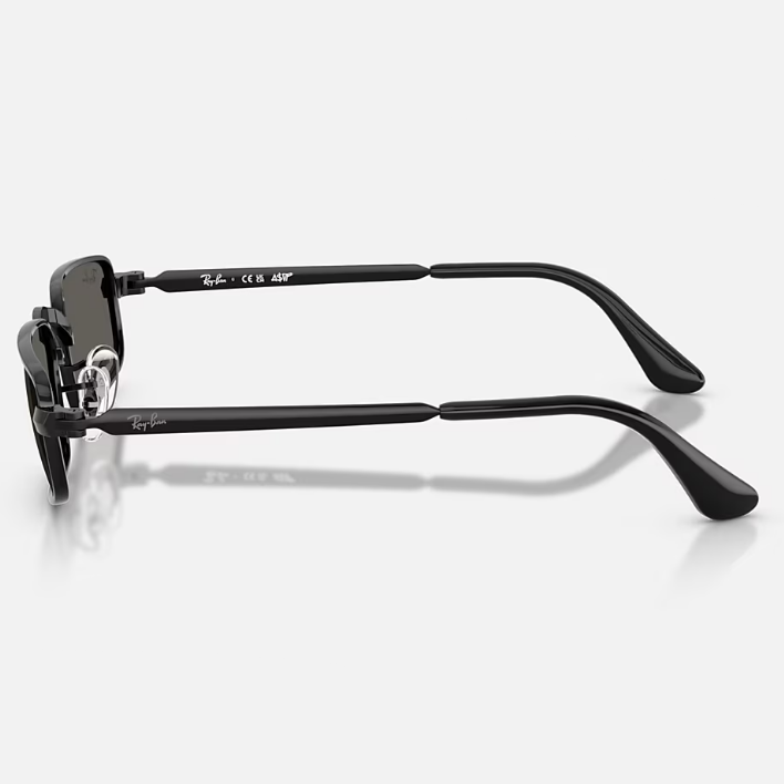 Ray Ban Men Pillow Frame Glossy Black Sunglasses