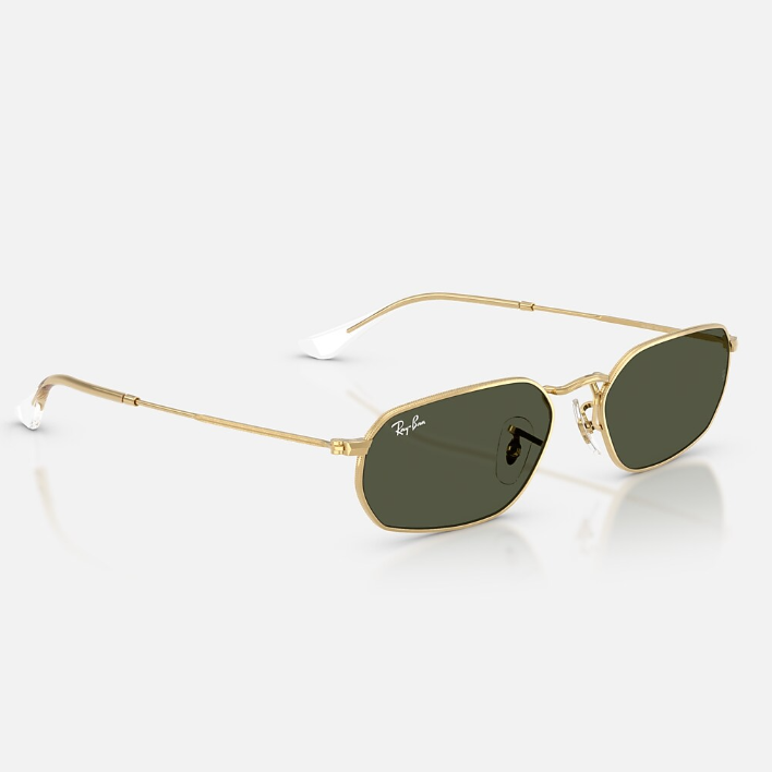 Ray Ban Men Irregular Frame Blush Gold Sunglasses